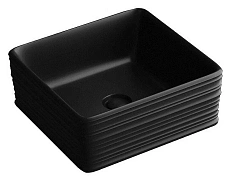 Раковина Grossman 39,5 см черная матовая