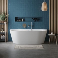 Ванна акриловая BelBagno 150x75 см пристенная
