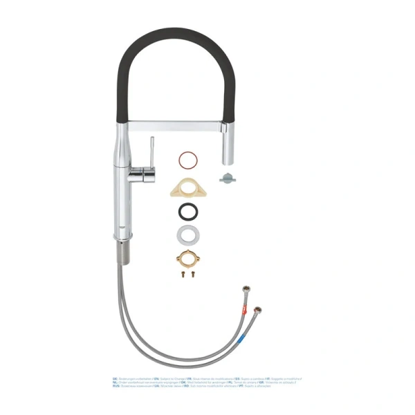 Смеситель для кухни хром Grohe Essence New  30294000 (детальная фотография), хром