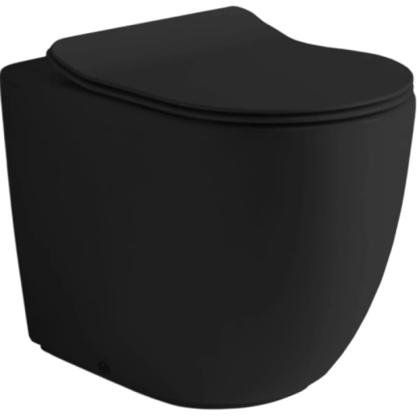 Унитаз напольный Artceram File 2.0 черный матовый FLV007 17 00 (детальная фотография)