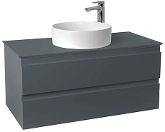 Тумба под раковину подвесная Jacob Delafon Madeleine 100 см серая матовая