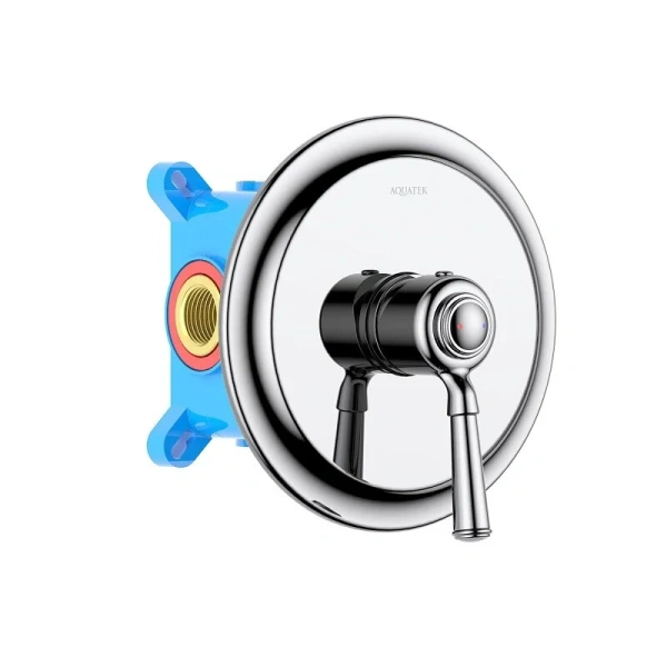 Смеситель для душа Акватек Классик хром AQ1566CR (детальная фотография)