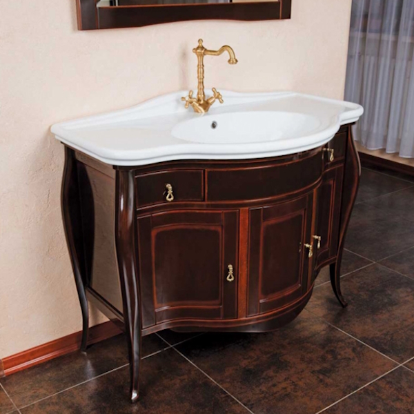 Мебель для ванной La Beaute Marian 102 (детальная фотография), классика, ретро, в стиле прованс