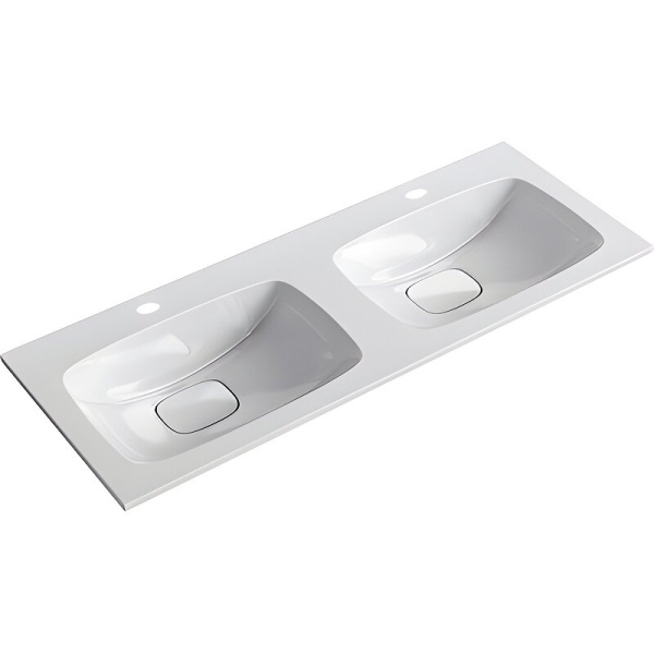 Раковина мебельная Aqwella Malaga Duet 120 см двойная Mal.12.04.D (детальная фотография)