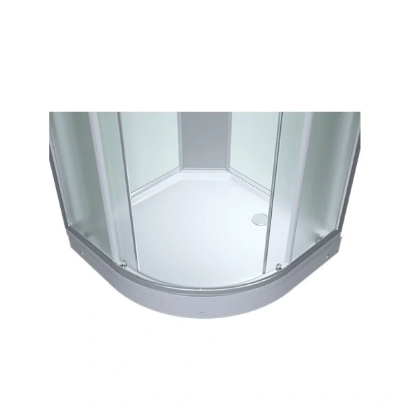 Душевая кабина Erlit Comfort 90х90 см стекло матовое ER3509PE-C3-RUS (детальная фотография), угловые, недорогие, для дачи, без гидромассажа, с крышей