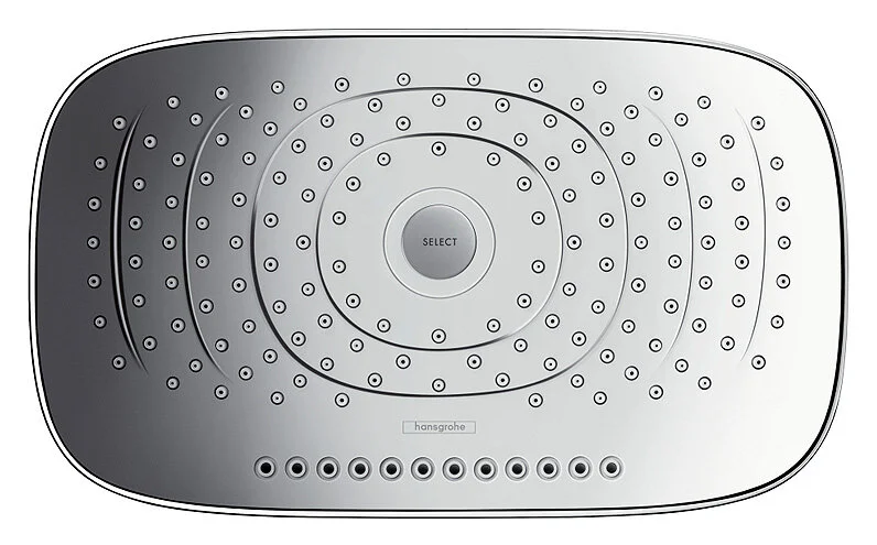 Верхний душ Hansgrohe Raindance Select Е хром 26468000 (детальная фотография), хром