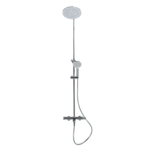Душевая стойка Cezares Lux хром LUX-CVD-01 (детальная фотография), с тропическим душем