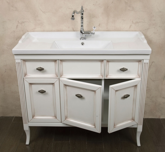 Тумба под раковину, 100 см, La Beaute Vivien BVI100 (детальная фотография), по запросу index_1