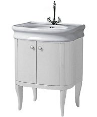 Тумба под раковину Simas Lante 59 см белая глянцевая