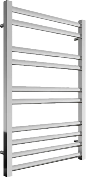 Полотенцесушитель водяной Lemark Melange LM49810 50х80 см из нержавеющей стали (детальная фотография), лесенка, вертикальные