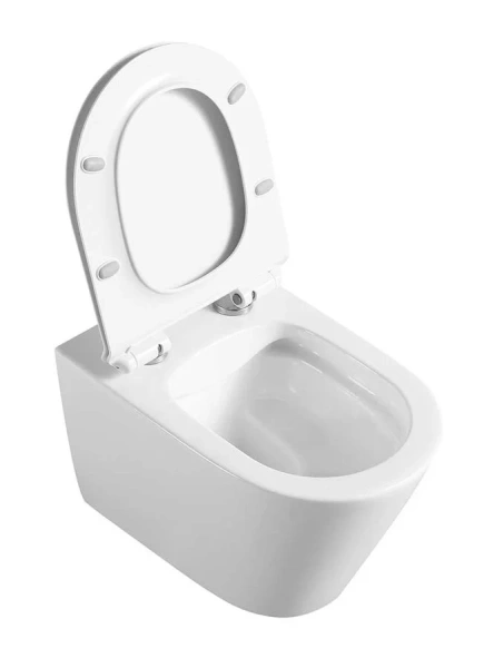 Унитаз подвесной Vincea Vito белый VT1-23 (детальная фотография), современные, hi-tech, круглые