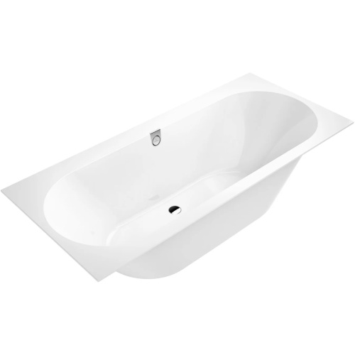 Ванна квариловая Villeroy & Boch Oberon 2.0 180х80 см со сливом-переливом UBQ180OBR2DV-01 (детальная фотография), приставные, встраиваемые
