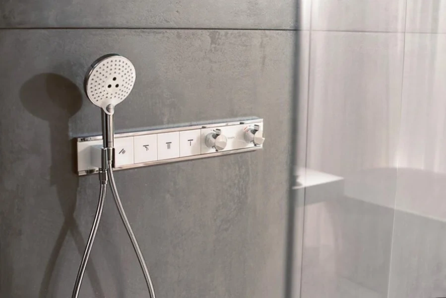 Душевая лейка хром-белый Hansgrohe Raindance Select 26531400 (детальная фотография), нет в наличии index_1