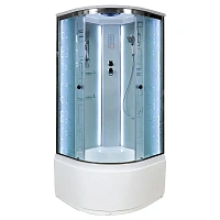 Душевая кабина Deto EM 100x100 см с боковым освещением