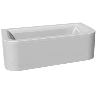 Ванна акриловая Vayer Options BTW Гл000006810, 180 х 85 см, белая (детальная фотография)