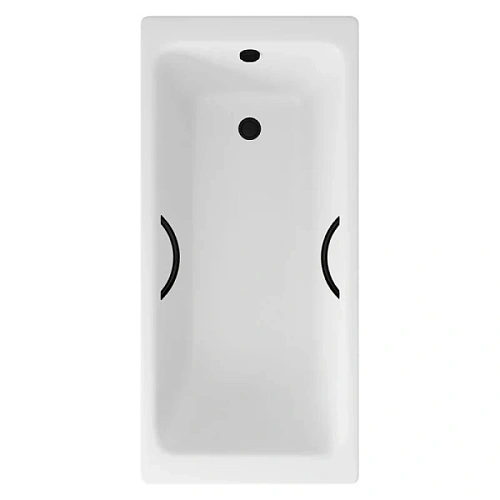 Ванна чугунная Delice Parallel 150x70 см белая - фото 1