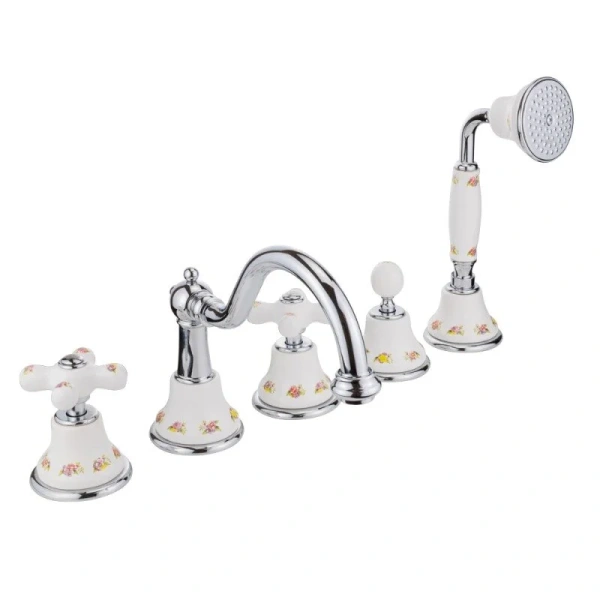 Смеситель для ванны Migliore Provance 194 на 5 отверстий (детальная фотография)