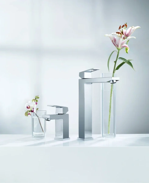 Смеситель для раковины, хром EcoJoy , Grohe Eurocube 2312700E (детальная фотография), хром