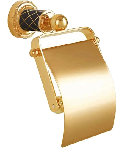 Бумагодержатель Boheme Murano золото декор шоколад - фото 3