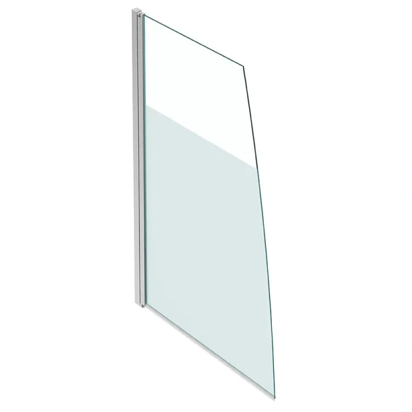 Шторка для ванны Jacob Delafon Serenity 90x145 см профиль хром E4933-GA (детальная фотография)