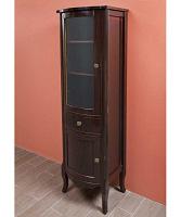 Шкаф, петли слева, цвет тёмное дерево глянец, фурнитура бронза, La Beaute Joanna