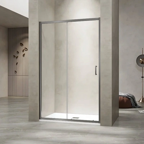 Душевая дверь в нишу RGW Passage PA-114Gr 150 см профиль серый - фото 3