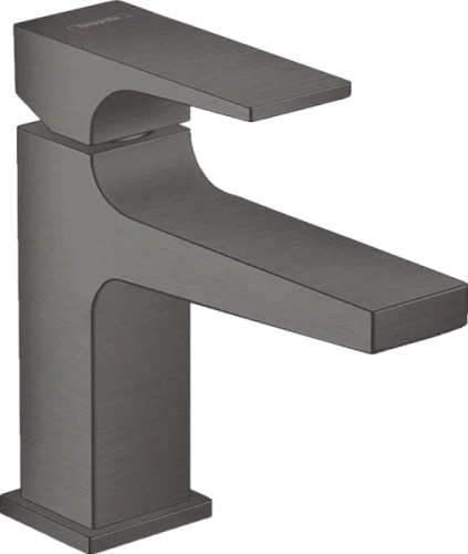 Смеситель для раковины Hansgrohe Metropol шлифованный черный хром - фото 6