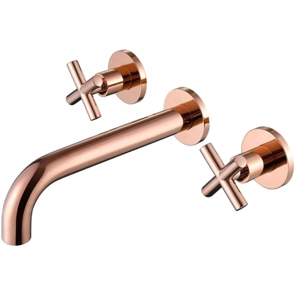 Смеситель для раковины Abber Wasser Kreis розовое золото AF81121RG (детальная фотография)
