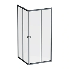 Душевой уголок Am.Pm Sunny 90x90 см черный матовый