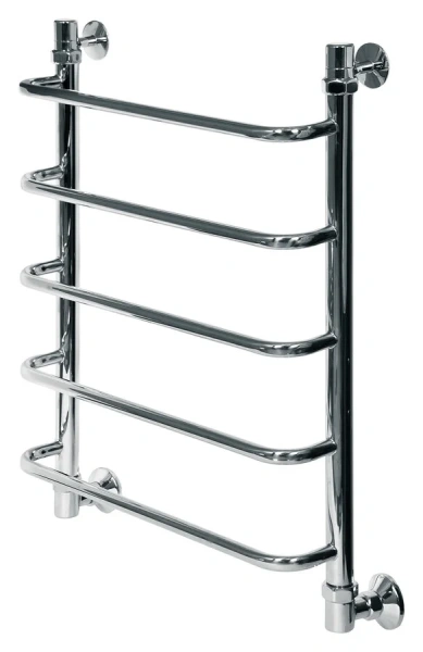 Полотенцесушитель водяной Ника Quadro 60x40 см хром Л 90 60/40 (детальная фотография)
