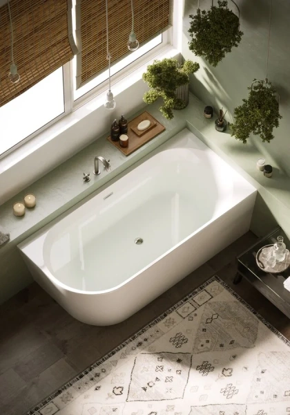 Ванна акриловая Ceramica Nova Veneto 170x80 см правая FB12 (детальная фотография), белые