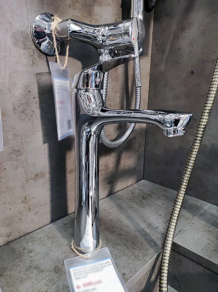 Смеситель для раковины Lemark Linara универсальный LM0409C (детальная фотография), однорычажные, двухрычажные