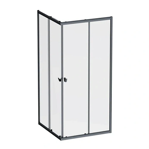 Душевой уголок Am.Pm Sunny 90x90 см черный матовый - фото 2