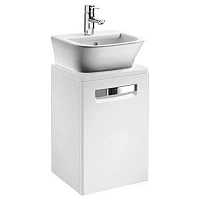 Тумба под раковину подвесная Roca The Gap 45 см белый матовый