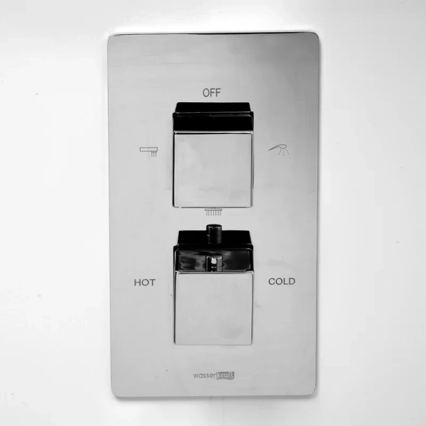 Смеситель для душа WasserKRAFT АIme хром 1544 Thermo (детальная фотография), для душа