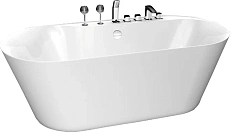 Ванна акриловая BelBagno 180х85 см белая