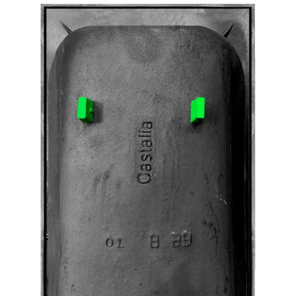 Ванна чугунная Castalia 120х70х42 Н0000006 (детальная фотография), 120x70 см