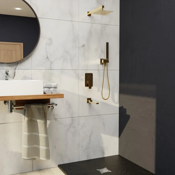 Душевой комплект RGW Shower Panels SP-56G золото 51140856-06 (детальная фотография)