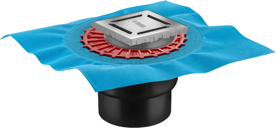 Душевой трап BERGES ZENTRUM Norma 10 см хром 091462 (детальная фотография)