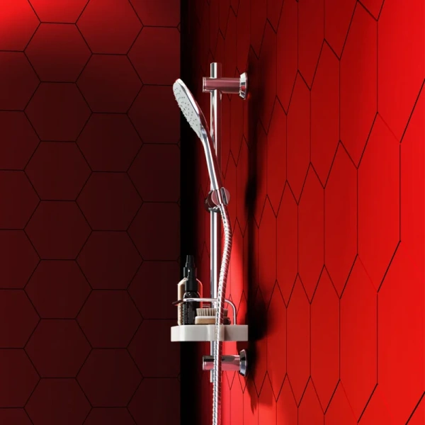 Душевой гарнитур Dorff Prime хром D0140000 (детальная фотография), современные, hi-tech
