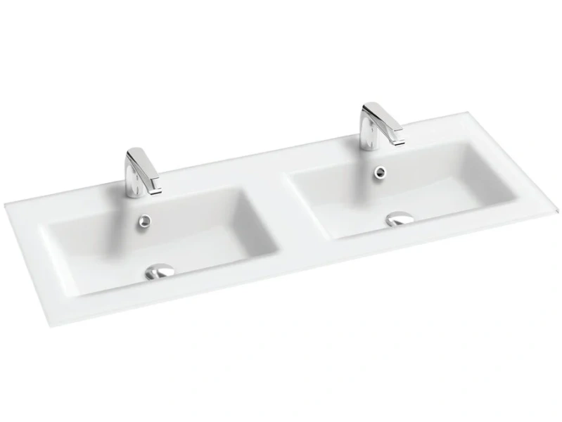 Раковина мебельная Jacob Delafon Sherwood EB1831 120 см стеклянная (детальная фотография)