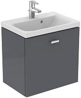 Тумба под раковину подвесная Ideal Standard Connect Space 55 см серый глянцевый