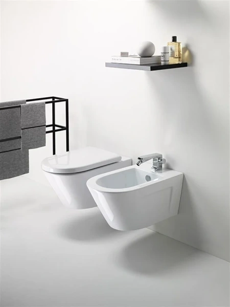 Унитаз подвесной GSI Norm 8612 8612 11 (детальная фотография), подвесные