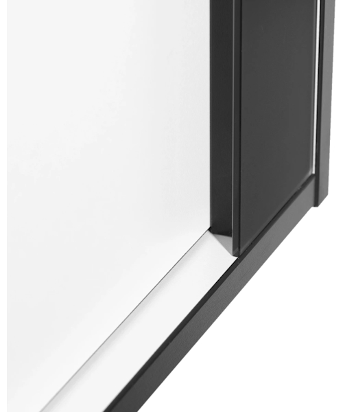 Шкаф-пенал подвесной Style Line Амстердам 45 см белый/черный ЛС-000010044 (детальная фотография), современные, hi-tech