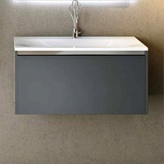 Тумба без раковины, La Beaute LOT графит 90см