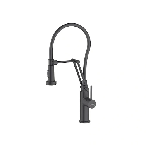 Смеситель для кухни Акватек Европа черный - фото 2