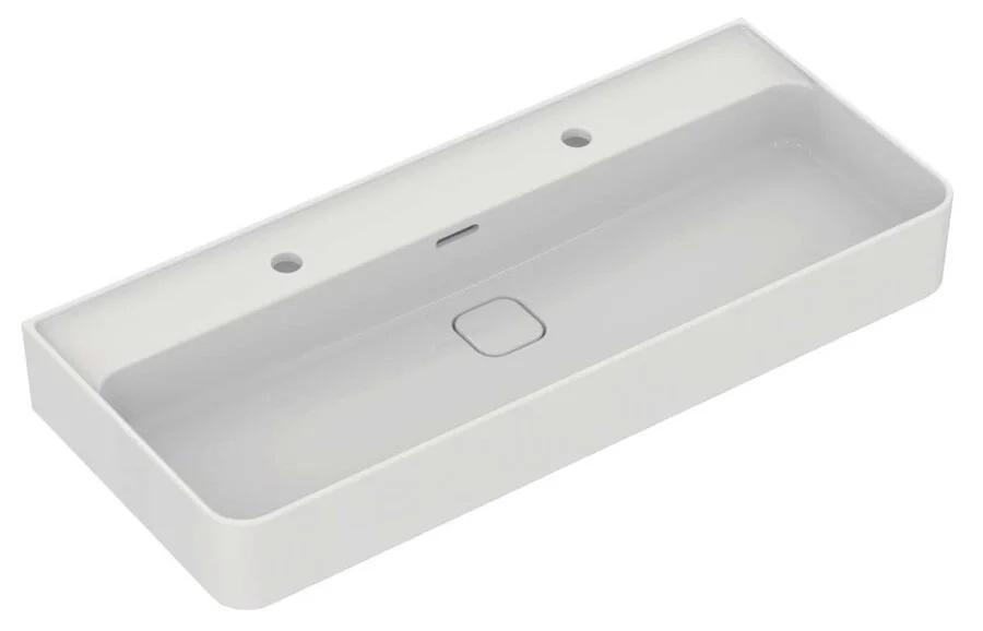 Раковина Ideal Standard Strada II 100 см с двумя отверстиями под смесители T372401 (детальная фотография)