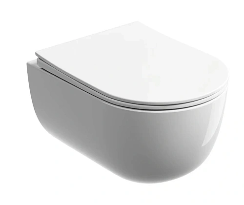 Унитаз подвесной Ceramica Nova Modena безободковый, белый - фото 2