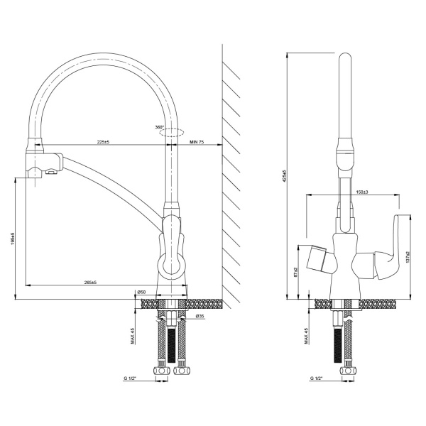 схема (детальная фотография), для питьевой воды с фильтром
