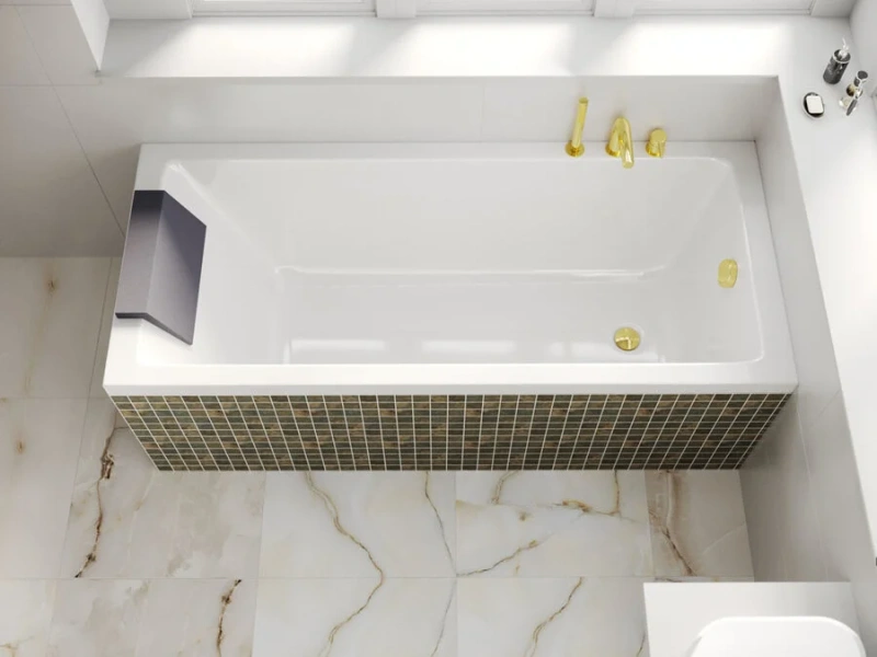 Ванна акриловая Whitecross Wave, 120 х 70 см, белая, 0101.120070.100 (детальная фотография), современныe, hi-tech